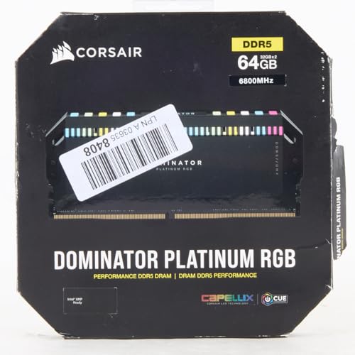 CORSAIR Dominator Platinum RGB DDR5 RAM 64GB