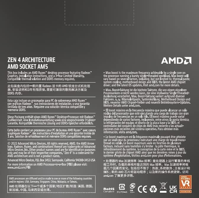 AMD Ryzen 9 7950X 16-Core, 32-Thread