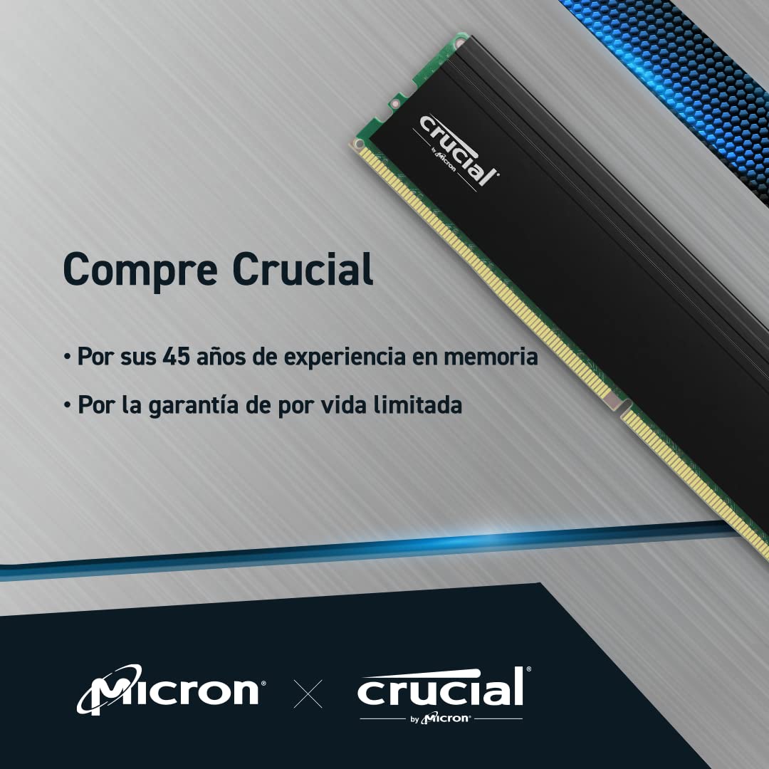 Crucial Pro RAM 32GB Kit (2x16GB) DDR4