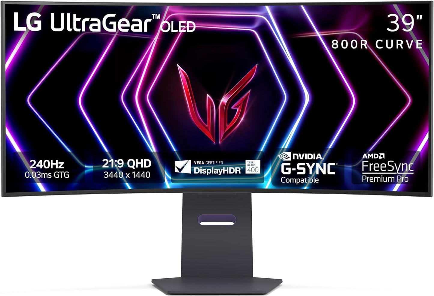 LG 39GS95QE 39-inch Ultragear OLED Curved Gaming Monitor