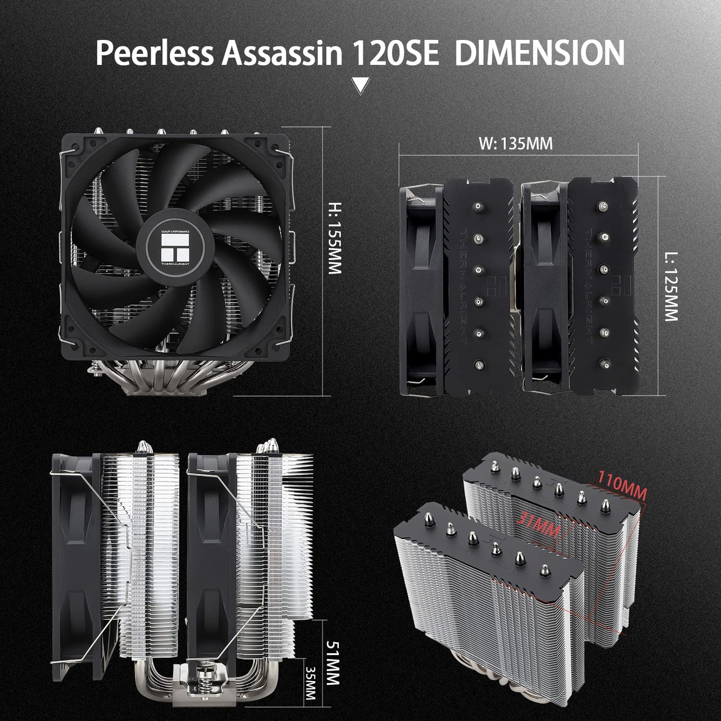 Thermalright Peerless Assassin 120 SE CPU Cooler