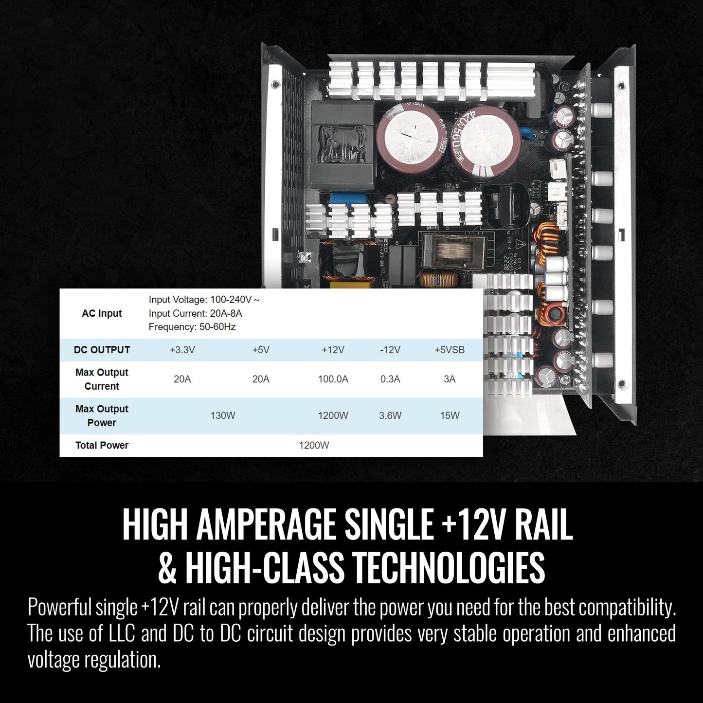 Thermaltake Toughpower PF3 ATX 3.0 1200W 80+ Platinum Full Modular Power Supply