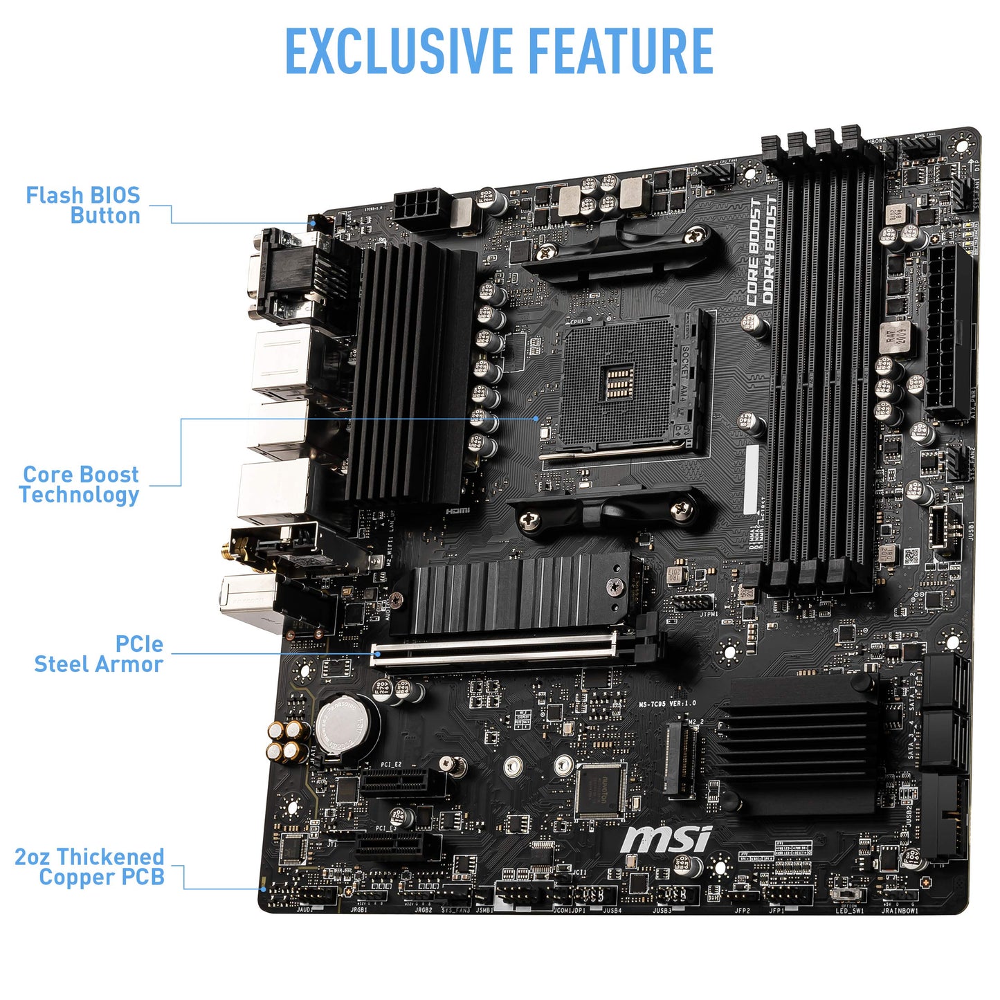 MSI B550M PRO-VDH WiFi ProSeries Motherboard