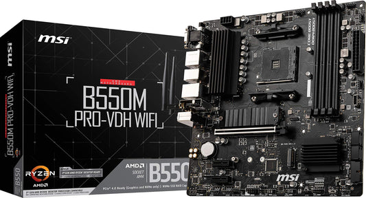 MSI B550M PRO-VDH WiFi ProSeries Motherboard